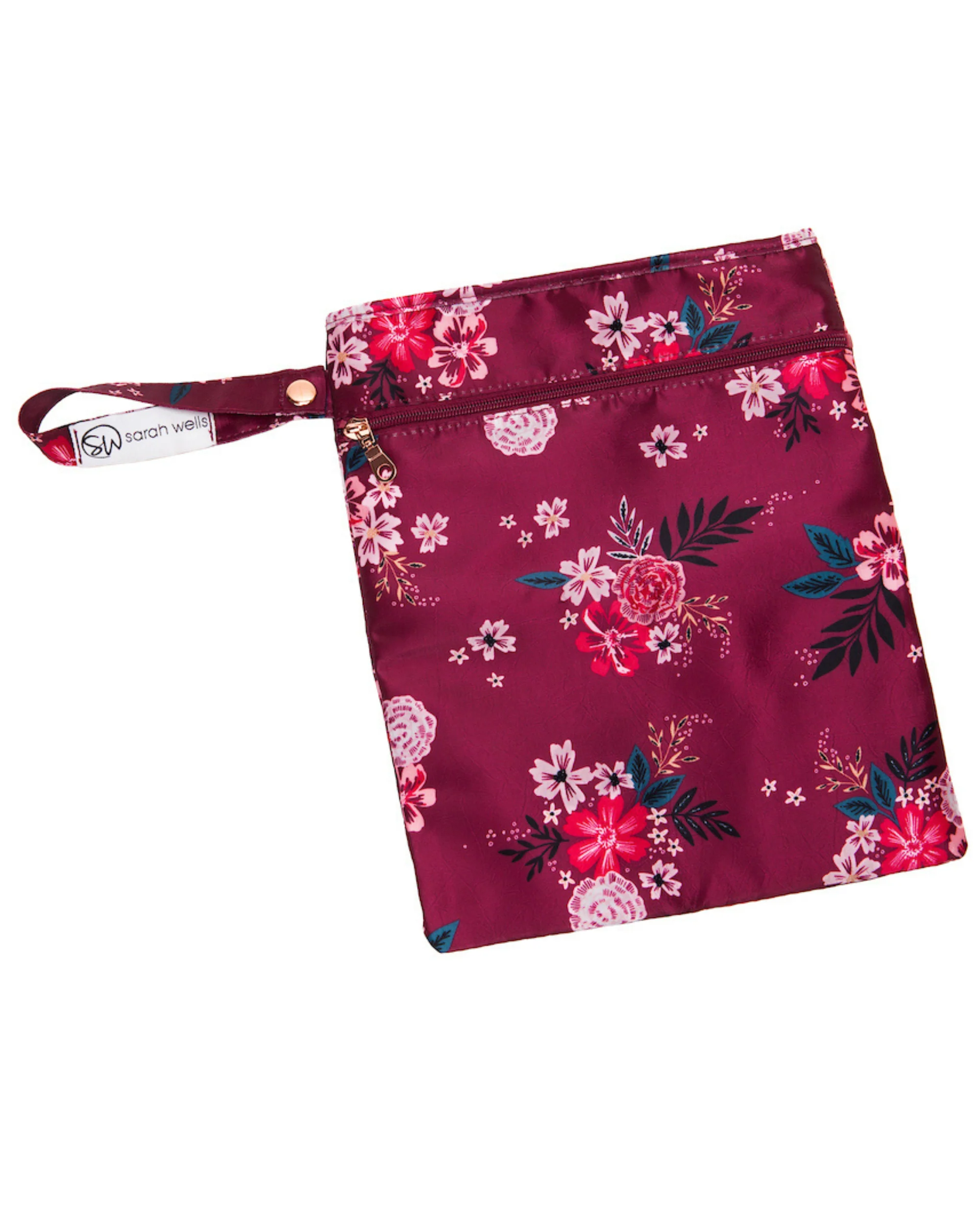 Pumparoo Wet/Dry Bag with Staging Mat® (Berry Bloom) - Image 3