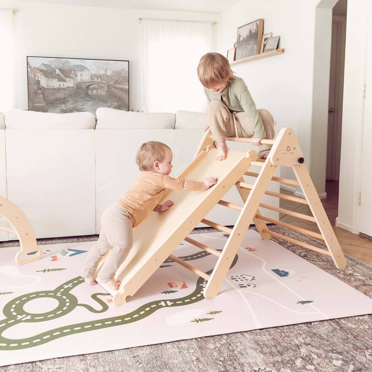Tiny Land® Double-Sided Baby Playmat Forest Track Wonder - Image 9