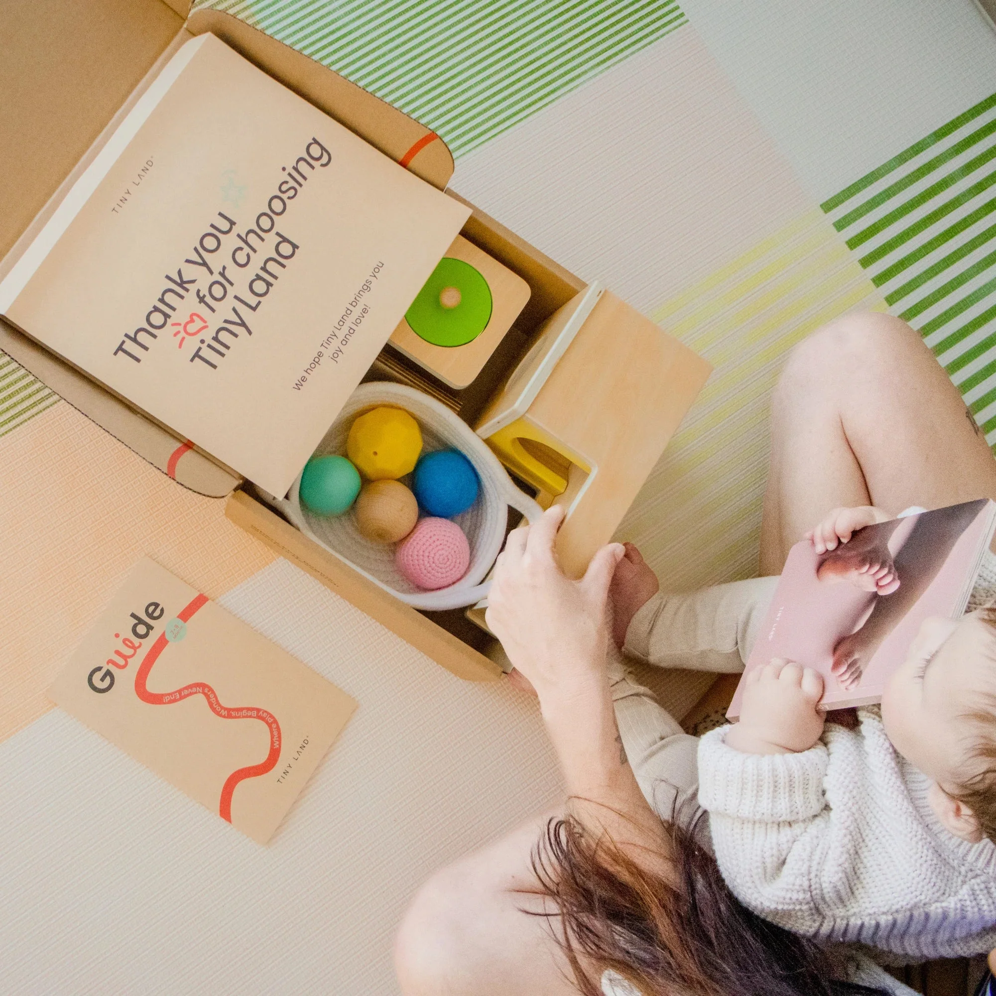 Tiny Land® Montessori Toys Set for Newborns (7-9 month) - Image 2