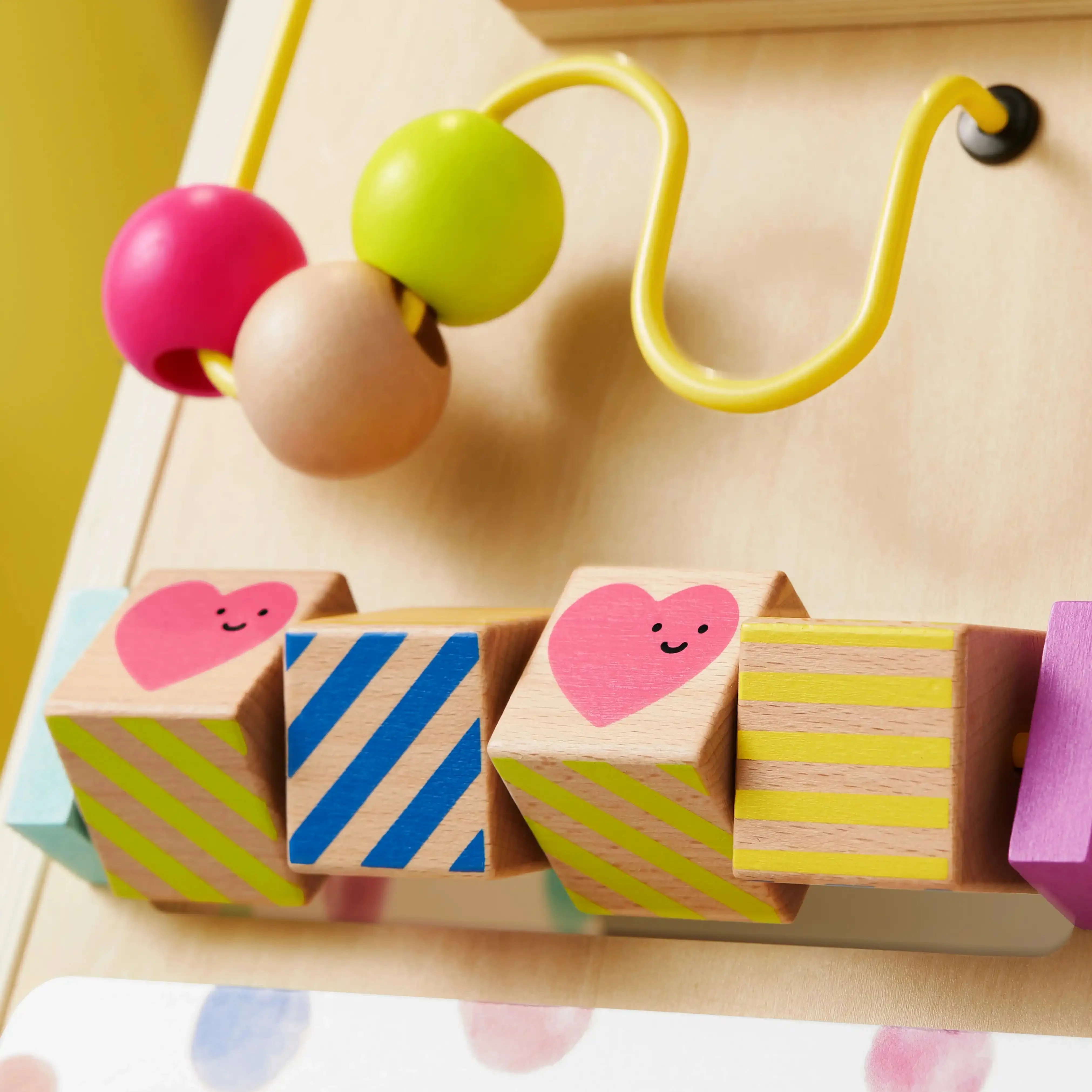 Tiny Land® Premium Natural Wooden Activity Walker - Image 8