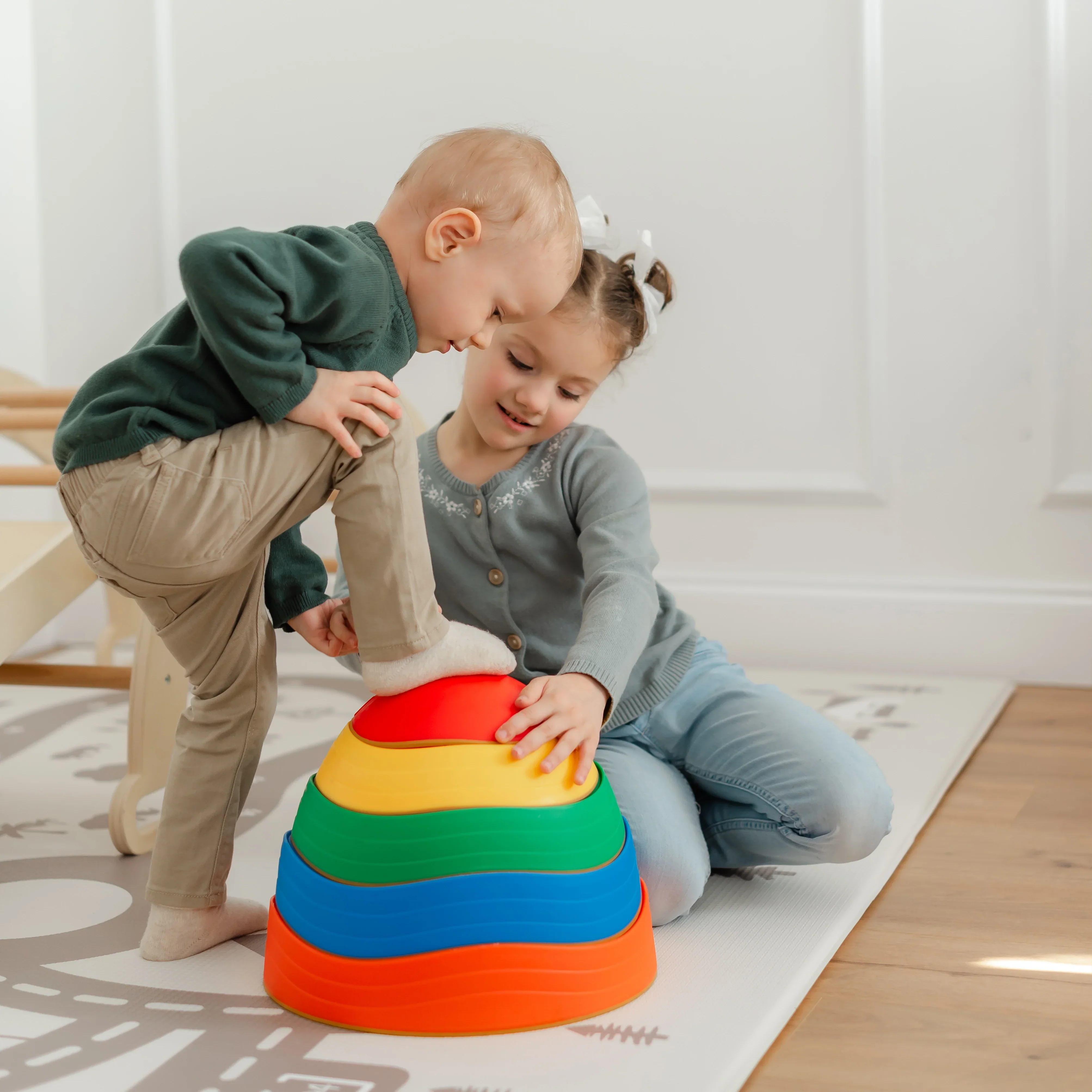 Tiny Land® Stepping Stones - Rainbow Color - Image 3