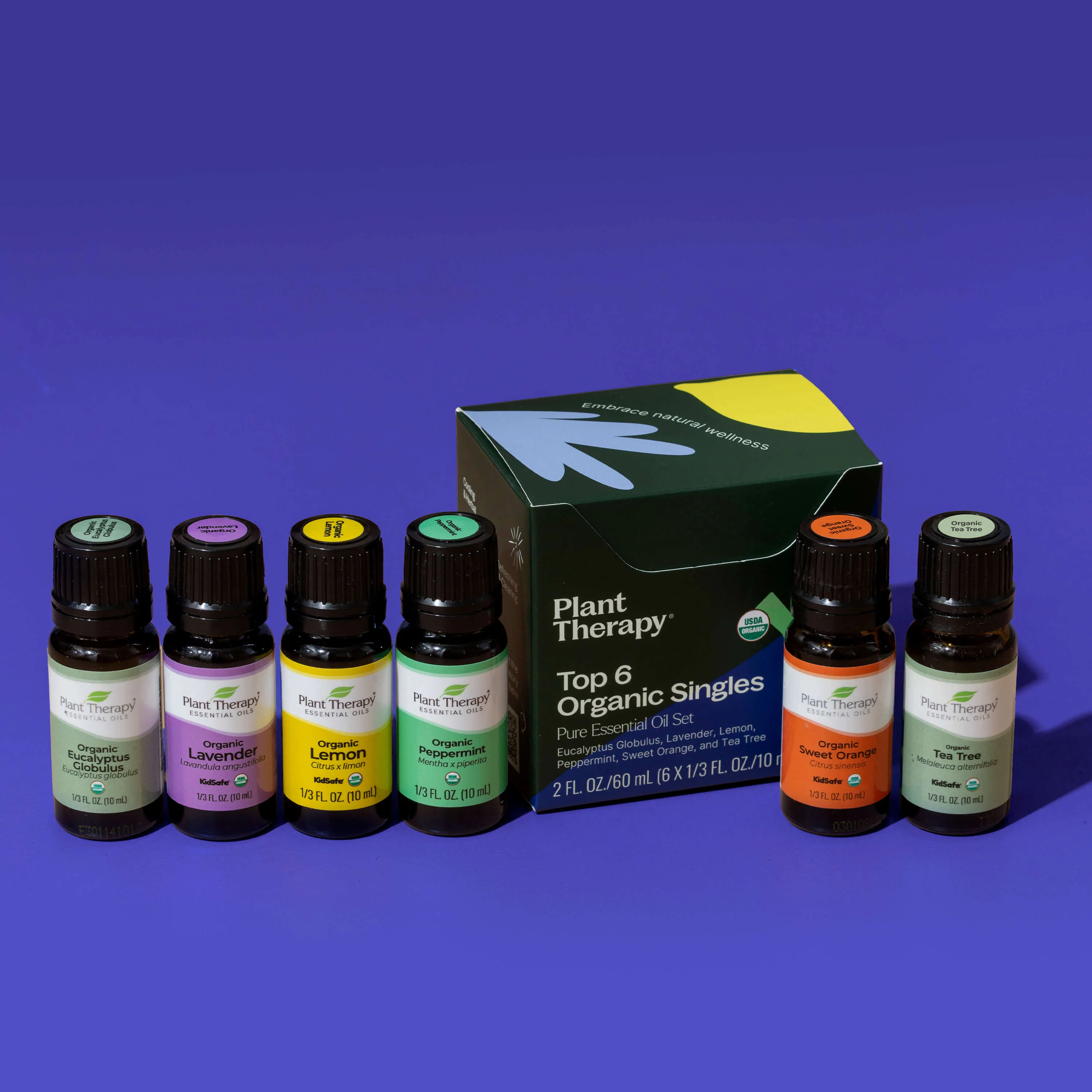 Top 6 Organic Singles Essential Oil Set - Image 6