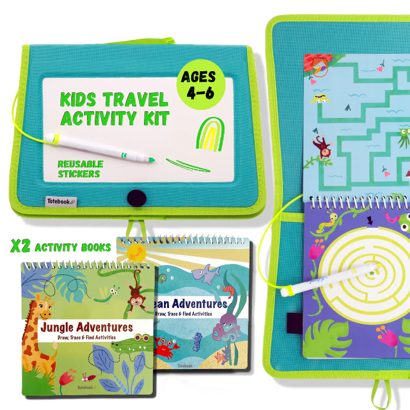 Totebook Kids Dry Erase Activity Kit - Set of 2 Books - Image 18
