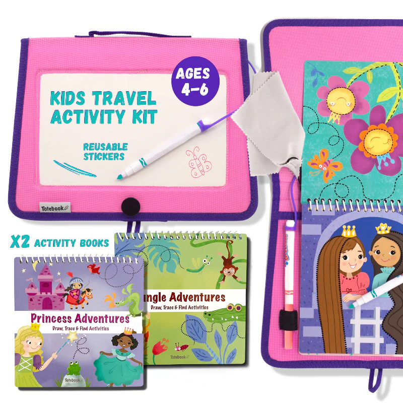 Totebook Kids Dry Erase Activity Kit - Set of 2 Books - Image 19