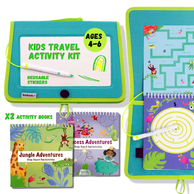 Totebook Kids Dry Erase Activity Kit - Set of 2 Books - Image 21