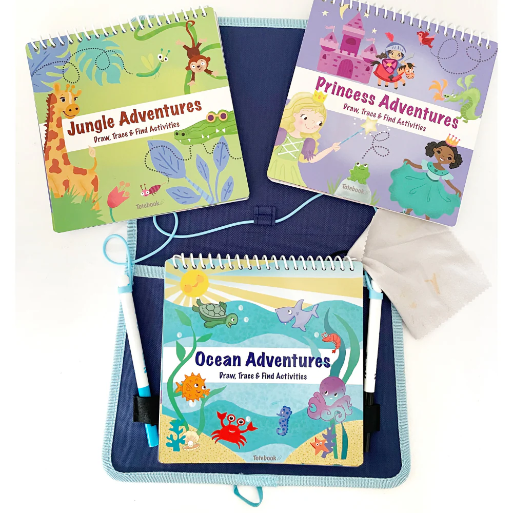 Totebook Kids Dry Erase Activity Kit - Set of 3 Books - Image 3