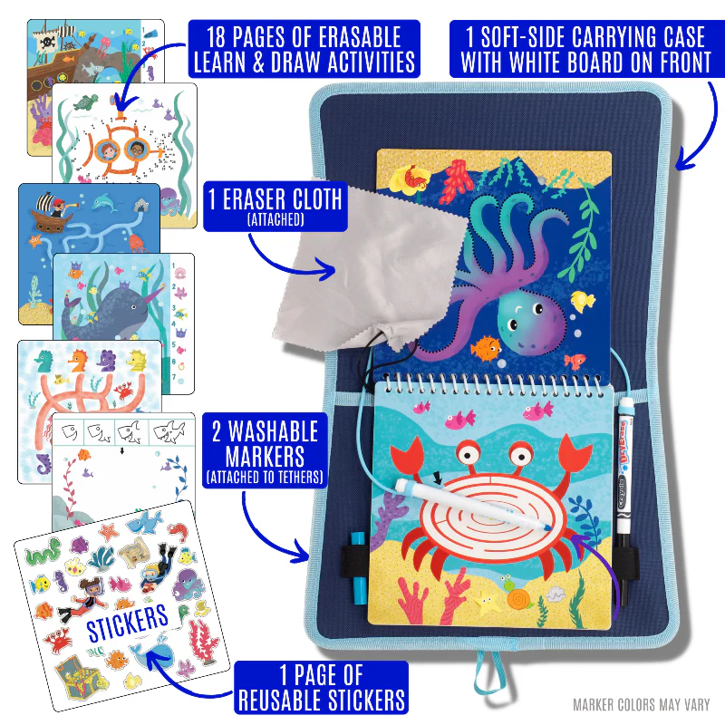 Totebook Kids Dry Erase Travel Activity Book - Image 16