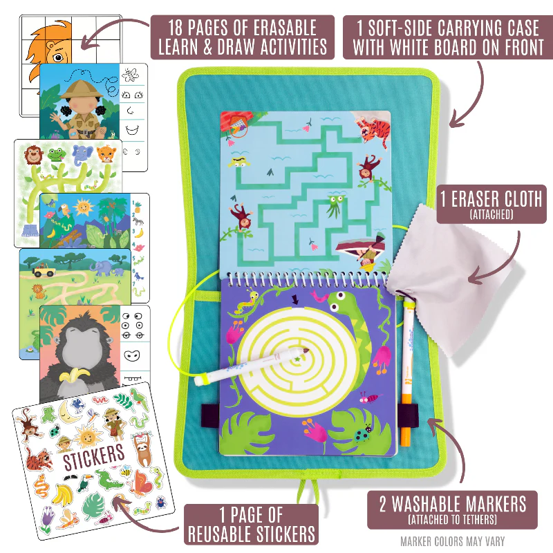 Totebook Kids Dry Erase Travel Activity Book - Image 30