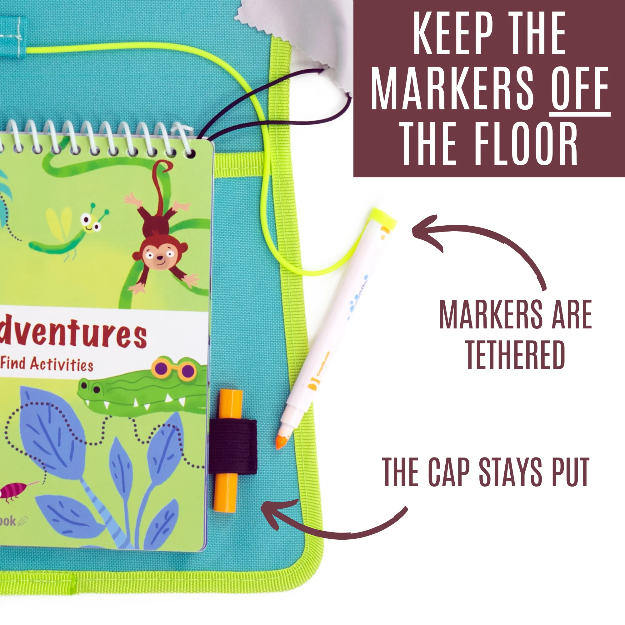 Totebook Kids Dry Erase Travel Activity Book - Image 31