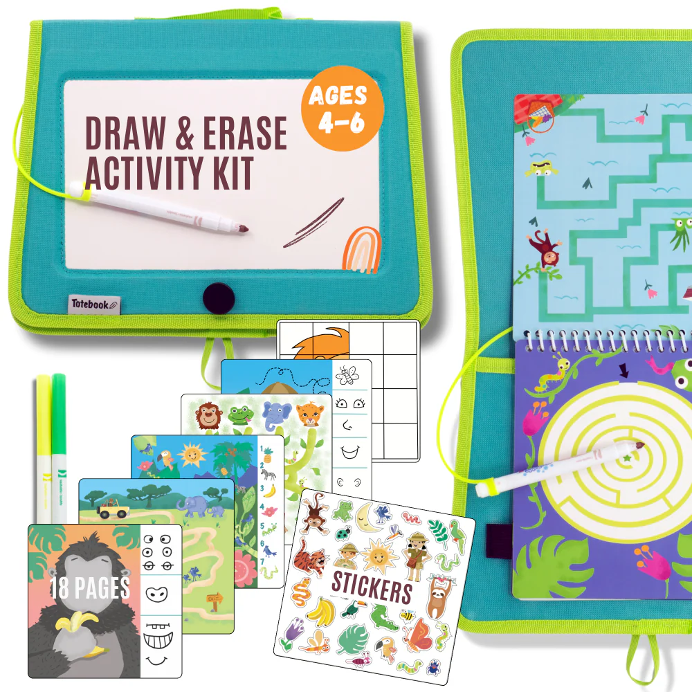 Totebook Kids Dry Erase Travel Activity Book - Image 36