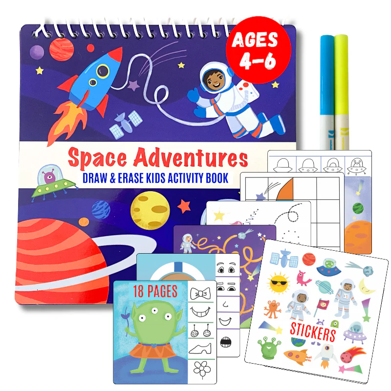 Totebook Kids Dry Erase Travel Activity Book - Image 37