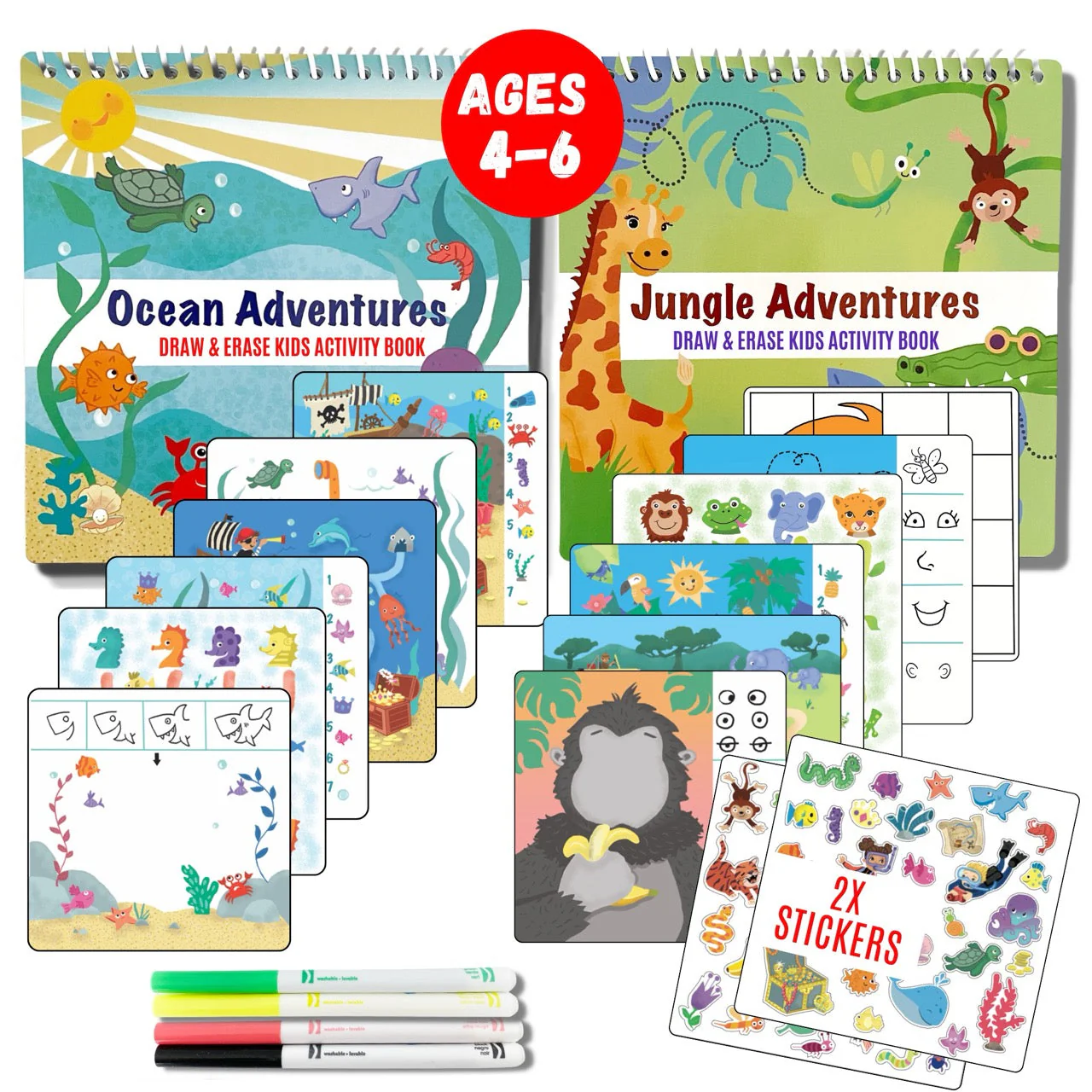 Totebook Kids Dry Erase Travel Activity Book - Image 45