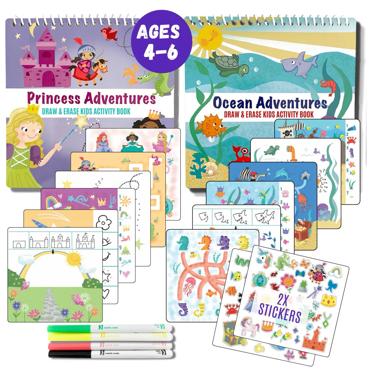 Totebook Kids Dry Erase Travel Activity Book - Image 47